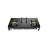 Preethi Bluflame Sparkle Power Duo Glass top Gas Stove | 3 Burner