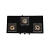 Faber Slim Gas stove glass cooktop | 3 burner | Black | Hob Cooktop Remo 3BB BK
