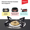 IMPEX ASPIRA 2B Glasstop Stainless Steel Manual Gas Stove | 2 Burner | Black IMPEX ASPIRA 2B Glasstop Stainless Steel Manual Gas Stove | 2 Burner | Black