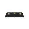 Impex Glasstop Glaze 3B Gas Stove | 3 Burner | Gas stove