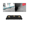 Impex Glasstop Glaze 3B Gas Stove | 3 Burner | Gas stove