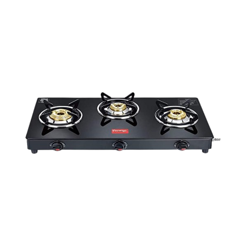 Prestige Marvel Plus Glass top Gas Stove | 3 Burner | GTM 03 | Black Prestige Marvel Plus Glass top Gas Stove | 3 Burner | GTM 03 | Black