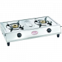 Prestige Agni Classic Manual Gas Stove | 2 Burners | Stainless Steel
