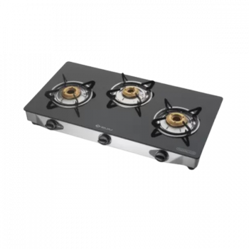 BAJAJ Majesty CGX3 Eco Glass | Stainless Steel Manual Gas Stove | 3 Burners BAJAJ Majesty CGX3 Eco Glass | Stainless Steel Manual Gas Stove | 3 Burners