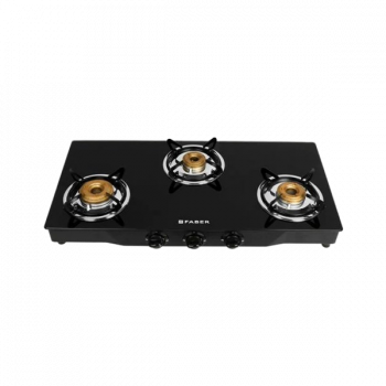 Faber Hob Glass Cooktop | Jumbo 3BB BK AI | 3 Burner | Black