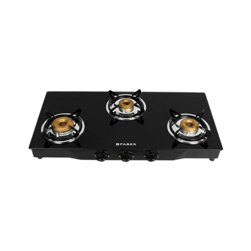 Faber Hob Glass Cooktop | Jumbo 3BB BK AI | 3 Burner | Black Faber Hob Glass Cooktop | Jumbo 3BB BK AI | 3 Burner | Black
