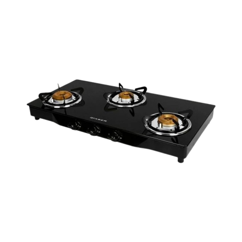 Faber Hob Glass Cooktop | Jumbo 3BB BK AI | 3 Burner | Black Faber Hob Glass Cooktop | Jumbo 3BB BK AI | 3 Burner | Black