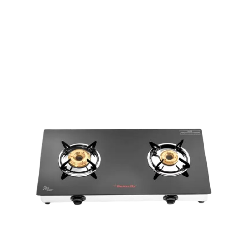 Butterfly Radiant Jumbo Glass Manual Gas Stove | 2 Burner Butterfly Radiant Jumbo Glass Manual Gas Stove | 2 Burner