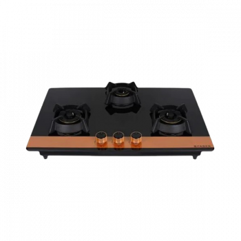 Faber Utopia Pro Toughened Glass Top Automatic Electric Hob | 3 Burner | Black | HT 783 BR CI