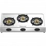 Butterfly BOLT Stainless Steel Manual Gas Stove | 3 Burner | Steel