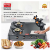 Prestige Svachh Glass Top Gas Stove | 4 Burners | Liftable Burners | GTSB-04 Prestige Svachh Glass Top Gas Stove | 4 Burners | Liftable Burners | GTSB-04