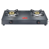 Prestige Magic Plus Glass Manual Gas Stove | 2 Burners | Black | GTMP 02