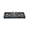 Prestige Royale Plus Toughened Black Glass Top Gas Stove | 3 Burners | 40513