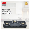 Prestige Royale Plus Toughened Black Glass Top Gas Stove | 3 Burners | 40513