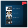 Impex AIRA Frameless Glass top Gas Stove | Black | 3 Burner Impex AIRA Frameless Glass top Gas Stove | Black | 3 Burner