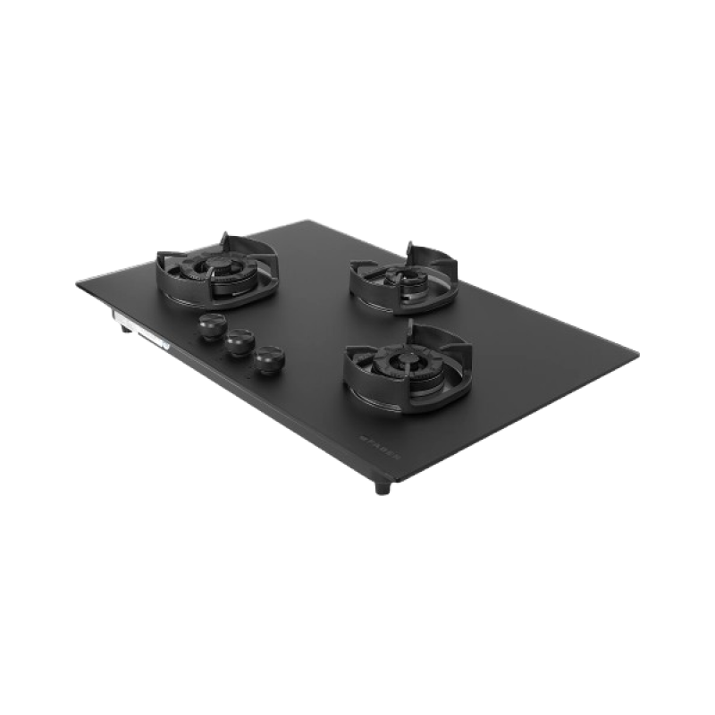 Faber Hob Della Series | 78 cm | 3 Burner | Black | DELLA HD 783 CI AI Faber Hob Della Series | 78 cm | 3 Burner | Black | DELLA HD 783 CI AI