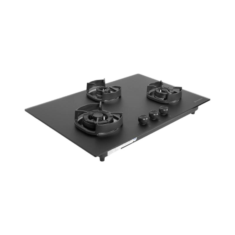 Faber Hob Della Series | 78 cm | 3 Burner | Black | DELLA HD 783 CI AI Faber Hob Della Series | 78 cm | 3 Burner | Black | DELLA HD 783 CI AI