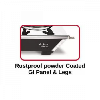 Vidiem VIVA SS PRO Stainless Steel Manual Gas Stove | 3 Burners