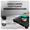 Preethi Luxe Pro Glass Top Gas Stove | 3 Burner | Black Preethi Luxe Pro Glass Top Gas Stove | 3 Burner | Black