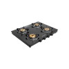 Faber Cooktop Spark 4BB BK Brass Manual Hob | 4 Burners | Black Faber Cooktop Spark 4BB BK Brass Manual Hob | 4 Burners | Black