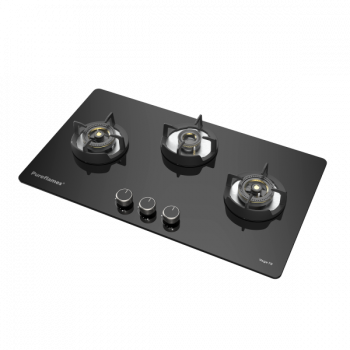 Pureflames Vega 70 Hob | 3 Direct flame Burners | VEGA70