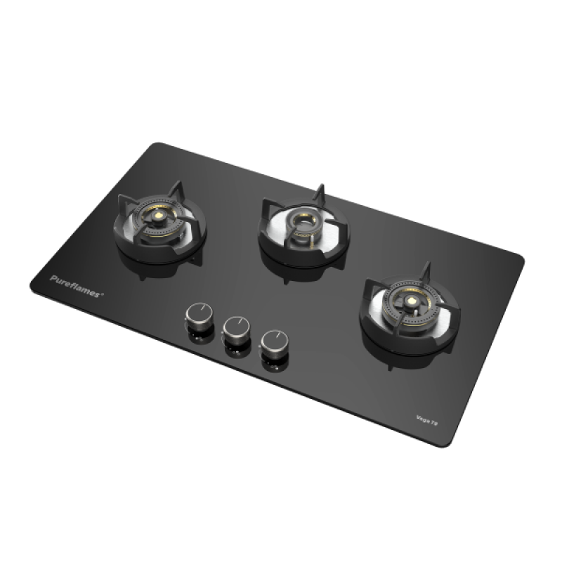 Pureflames Vega Gas Hob | 90 cm | Black Pureflames Vega Gas Hob | 90 cm | Black