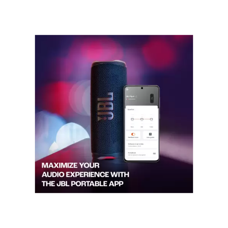 JBL Flip 6 Portable Bluetooth Speaker | 30 W | Black JBL Flip 6 Portable Bluetooth Speaker | 30 W | Black