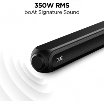 boAt Aavante Bar 3200D Bluetooth Soundbar | Dolby Audio | 350 W | Premium Black