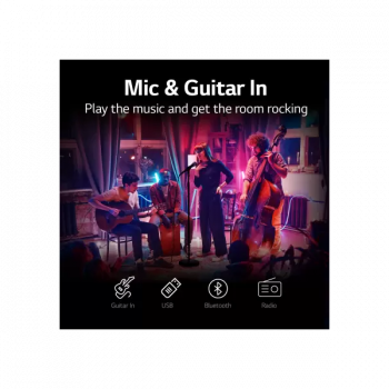 LG XBOOM RNC5 Party Speaker | Multi Color Lighting | Black LG XBOOM RNC5 Party Speaker | Multi Color Lighting | Black