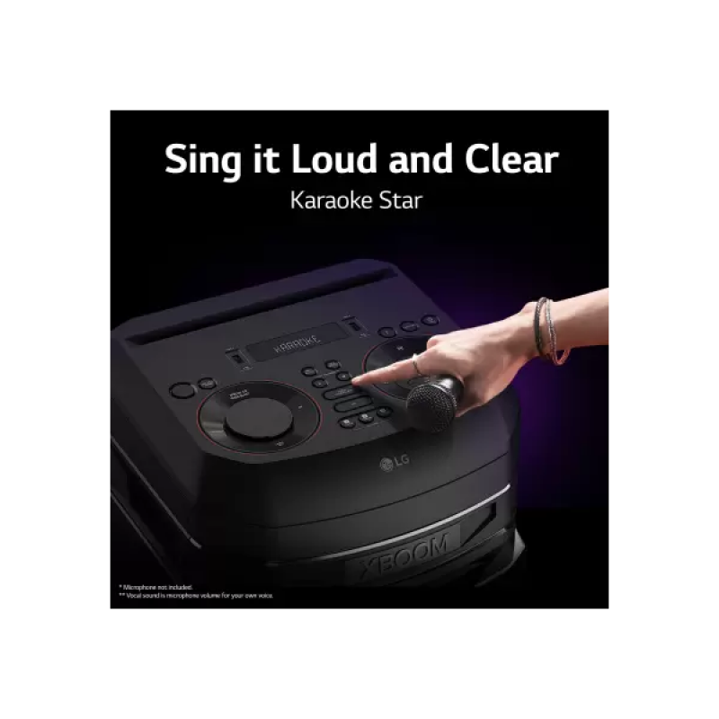 LG XBOOM RNC5 Party Speaker | Multi Color Lighting | Black LG XBOOM RNC5 Party Speaker | Multi Color Lighting | Black