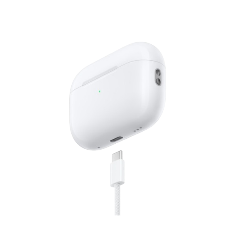Apple AirPods Pro (2nd Generation) with MagSafe Case | USB‑C | White Apple AirPods Pro (2nd Generation) with MagSafe Case | USB‑C | White