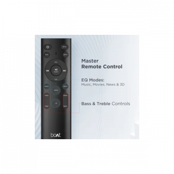 boAt Aavante Bar Aura Bluetooth Soundbar with Remote | 160W | 2.1 Channel | Black