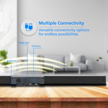 Philips Bluetooth Soundbar | 120 W | 2.1 Channel | Black | TAB4218/94 Philips Bluetooth Soundbar | 120 W | 2.1 Channel | Black | TAB4218/94