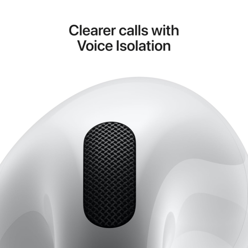 Apple AirPods 4 | True Wireless | Bluetooth | White Apple AirPods 4 | True Wireless | Bluetooth | White
