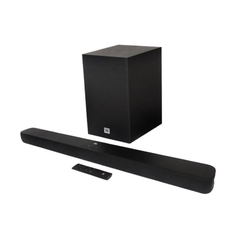JBL Cinema SB180 Bluetooth Soundbar | 220 W | Wireless Subwoofer | Extra Deep Bass with Remote | Black | JBLSB180BLKIN