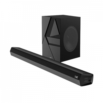 boAt Aavante Bar Quake Bluetooth Soundbar | 200W | 2.1 Channel | Midnight Black