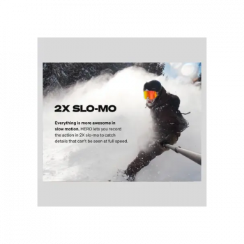 GoPro HERO Action Camera | Compact Waterproof with 4K Ultra HD Video | Black | AMFR1