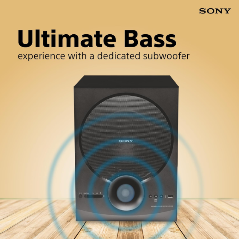 Sony SA-D40M2 Home Theatre | 4.1ch | 100W Power Output and Powerful Subwoofer | Black Sony SA-D40M2 Home Theatre | 4.1ch | 100W Power Output and Powerful Subwoofer | Black