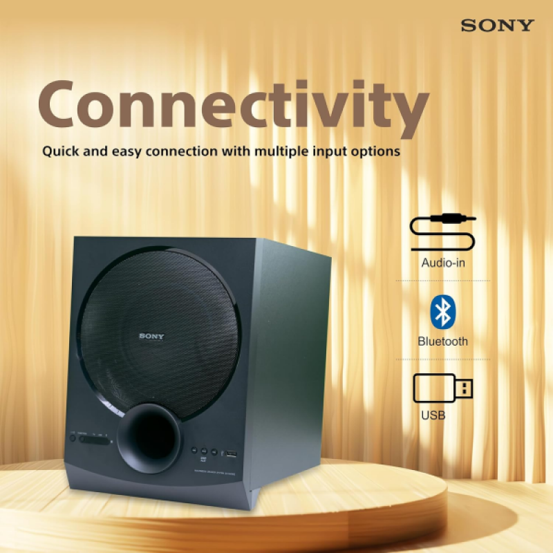 Sony SA-D40M2 Home Theatre | 4.1ch | 100W Power Output and Powerful Subwoofer | Black Sony SA-D40M2 Home Theatre | 4.1ch | 100W Power Output and Powerful Subwoofer | Black