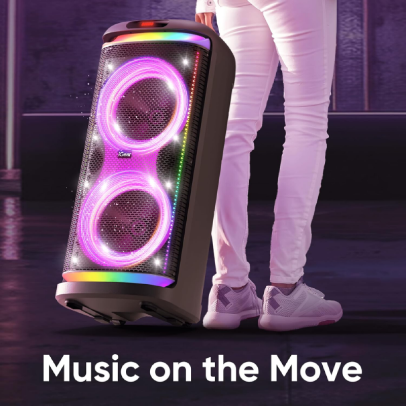 iGear X-Bass 160 Portable Bluetooth Party Speaker | 160W | Black iGear X-Bass 160 Portable Bluetooth Party Speaker | 160W | Black