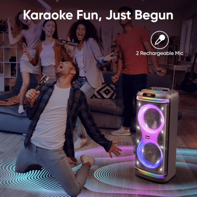 iGear X-Bass 160 Portable Bluetooth Party Speaker | 160W | Black iGear X-Bass 160 Portable Bluetooth Party Speaker | 160W | Black