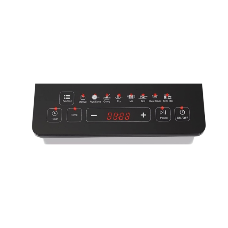 Preethi Excel Plus IC 117 Induction Cooktop | Touch Panel | Black Preethi Excel Plus IC 117 Induction Cooktop | Touch Panel | Black