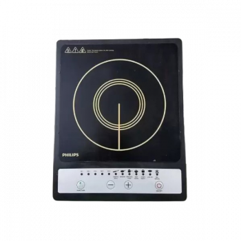 Philips Induction Cooktop | Push Button | Black Silver | HD 4920/00 Philips Induction Cooktop | Push Button | Black Silver | HD 4920/00