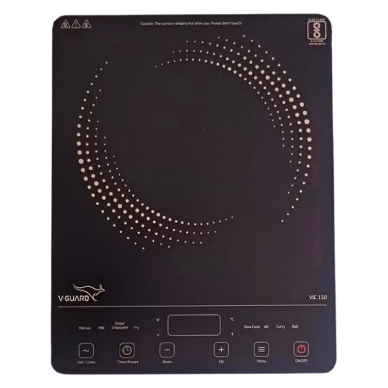 V-Guard Induction Cooktop | 2000 W | Black | VIC 150