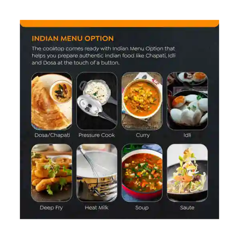 Prestige PIC 20.0 Induction Cooktop with Push Buttons | 1600 W | Black Prestige PIC 20.0 Induction Cooktop with Push Buttons | 1600 W | Black