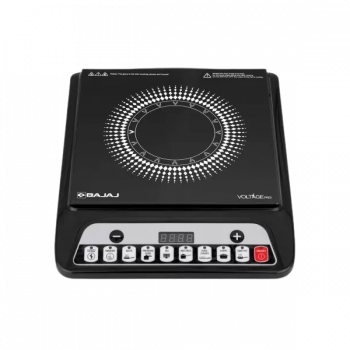 BAJAJ ICX 140TS Induction Cooktop | 1400W | Push Button | Black