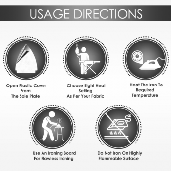 Preethi Express Dry Iron | 1000 W | White