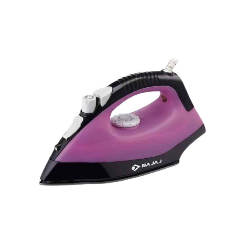 BAJAJ MX16 1400 W Steam Iron | Black&Purple BAJAJ MX16 1400 W Steam Iron | Black&Purple