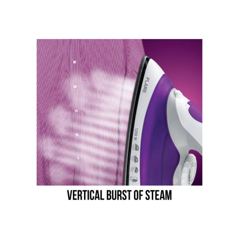 Havells Flare Steam Iron | 1250-Watt | Purple Havells Flare Steam Iron | 1250-Watt | Purple