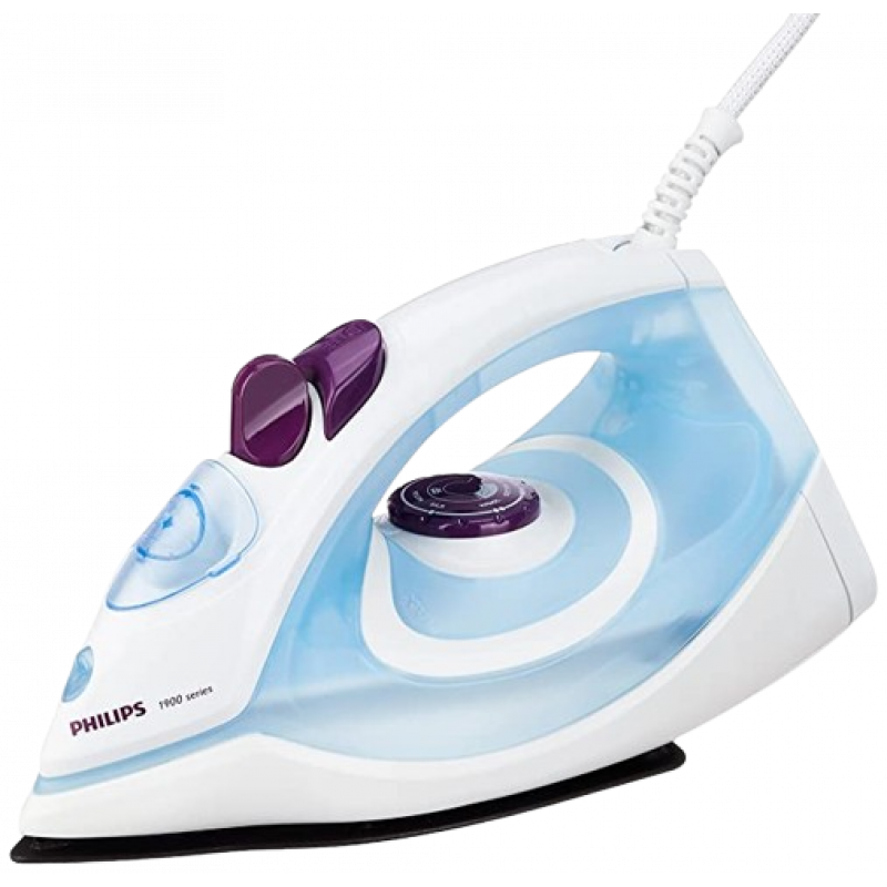 Philips Steam Iron with Spray | 1440 W | Blue | GC1905 Philips Steam Iron with Spray | 1440 W | Blue | GC1905